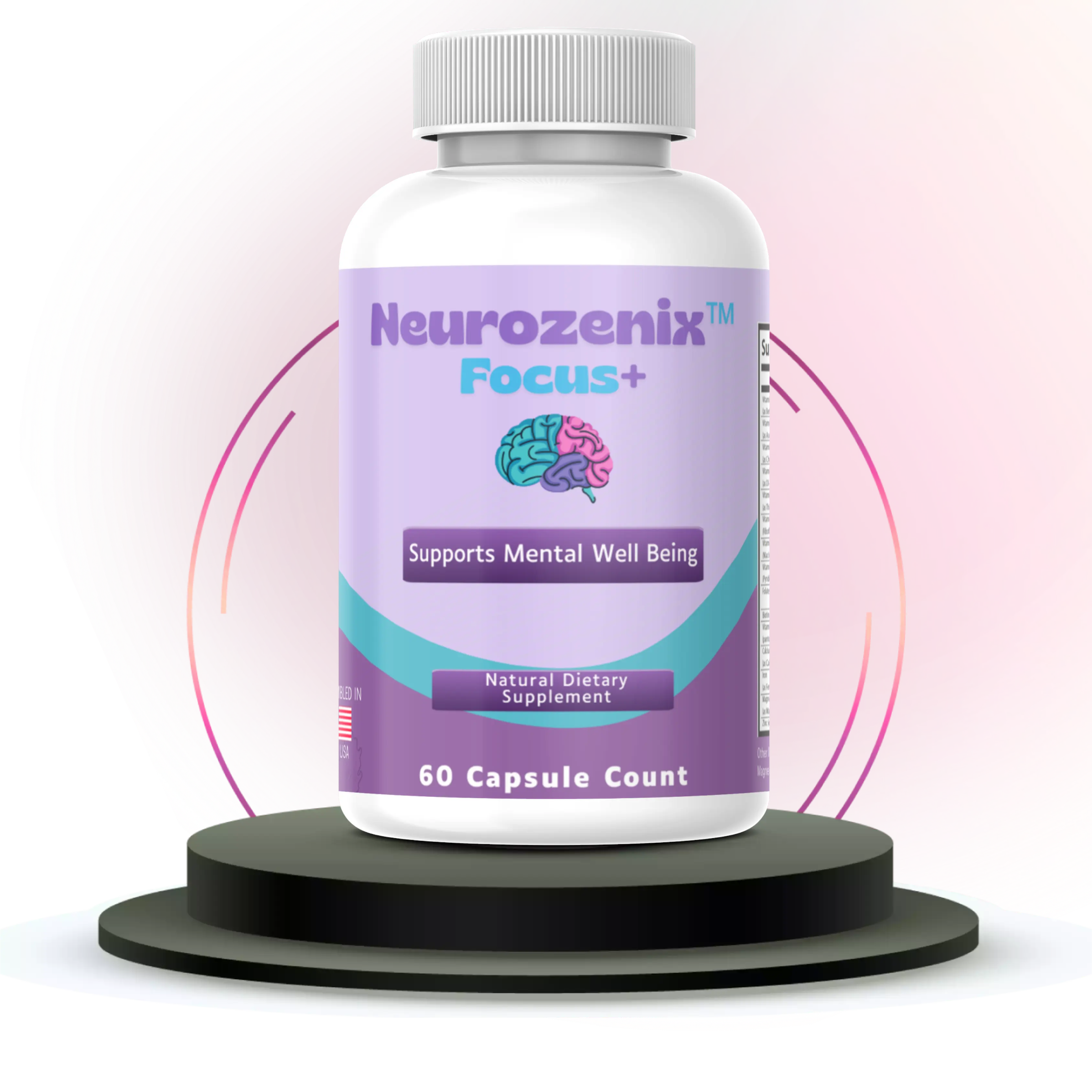 Neurozenix Focus+ natural brain support supplement